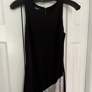 Bebe asymmetrical sequin dress